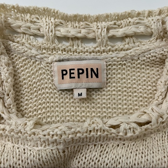 Anthropologie Pepin Boho Fringe Sleeveless Top Size Medium - Picture 3 of 7